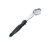 Vollrath Jacob's Pride 1 oz Solid Oval Spoodle Portion Control Serving Spoon, Black Handle, 12-1/2 in.