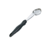 Thumbnail image #1 for Vollrath Jacob's Pride 1 oz Solid Oval Spoodle Portion Control Serving Spoon, Black Handle, 12-1/2 in.