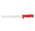 Thumbnail image #1 for Mundial 10-Inch Serrated Slicing Knife with Red Antimicrobial Polypropylene Handle