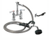 Thumbnail image #1 for Krowne Royal Series Deck-Mount Utility Spray Assembly, 4-Inch Adjustable Centers, 72-Inch Stainless Steel Hose