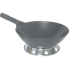 Thumbnail image #1 for Town Equipment Mandarin 34700 Steel Wok, 14-inch, Single 6-inch Handle