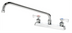 Thumbnail image #1 for Krowne Royal Series Deck Mount Manual Faucet with 14-Inch Swing Spout, 8-Inch Centers
