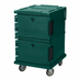 Thumbnail image #1 for Cambro Ultra Camcart® UPC1200 Double-Compartment Front-Loading Insulated Food Pan Carrier, 12 Full-Size Pan Capacity, Green