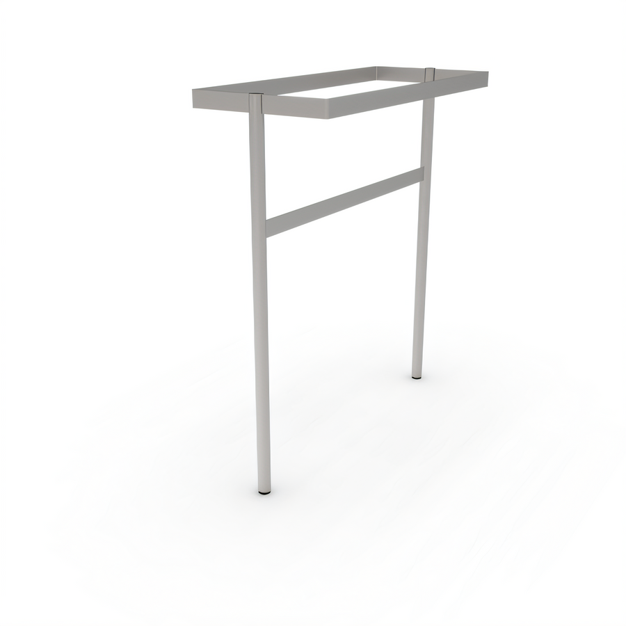 Product image #1 for John Boos Square Table-Mount Stainless Steel Pot Rack with 15 Double Hooks, 55-1/4"W x 18"D x 48"H