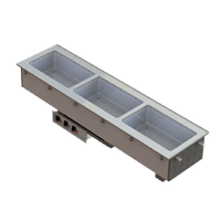 Vollrath Short Side 2-Pan Drop-In Insulated Hot Well with Thermostatic Controls, 208-240V