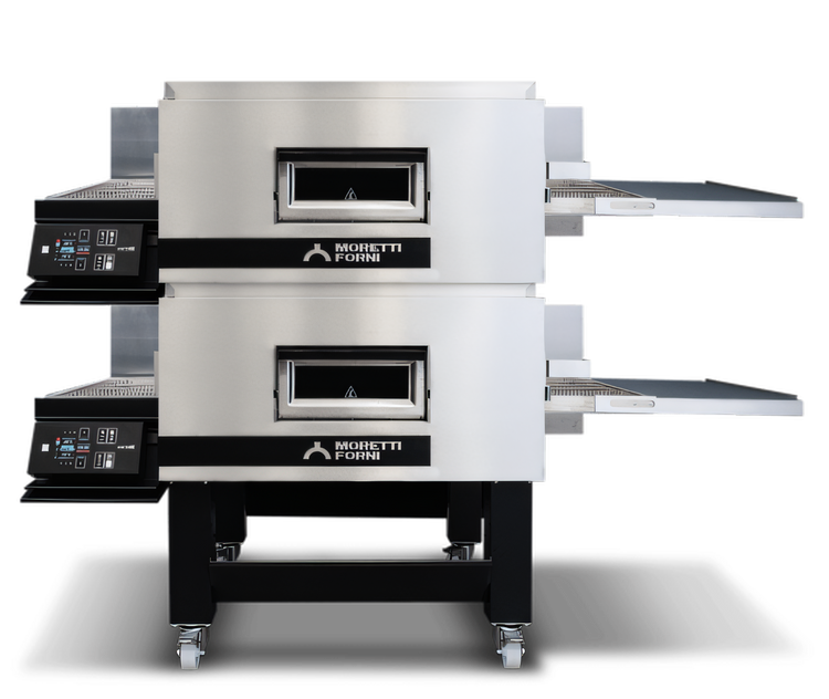 Product image #1 for Moretti Forni TT96E2S 2-Deck Electric Conveyor Pizza Oven