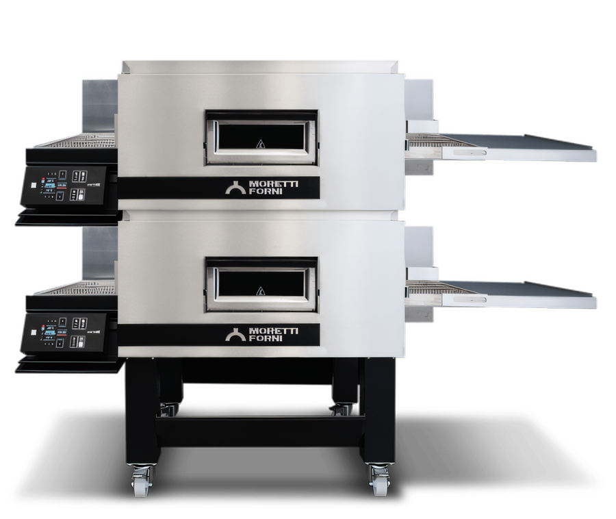 Product image #1 for Moretti Forni TT96E2S 2-Deck Electric Conveyor Pizza Oven