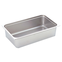 Omcan USA Full-Size Solid Stainless Steel Steam Table Pan, 2-1/2-Inch Deep