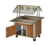 Thumbnail image #1 for DineXpress DXP4CM 4-Pan Mechanically Cooled Mobile Cold Food Unit