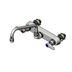 Thumbnail image #1 for T&S Brass 8-Inch Wall-Mount Workboard Faucet with Swing Nozzle and Lever Handles