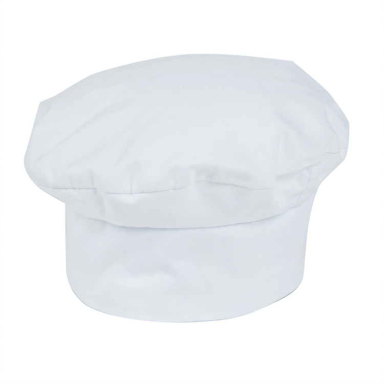 Product image #1 for Mercer Culinary Millennia Basic White Adjustable Beret Chef Hat