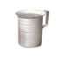 Thumbnail image #1 for Admiral Craft 4-Quart Aluminum Graduated Measuring Cup with Contoured Lip