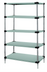 Thumbnail image #1 for Quantum 5-Shelf Stationary Solid Stainless Steel Shelving Starter Kit, 30 x 18 x 54 Inches