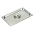 Thumbnail image #1 for Winco 1/4 Size Solid Steam Table Pan Cover with Handle, 25-Gauge 18/8 Stainless Steel