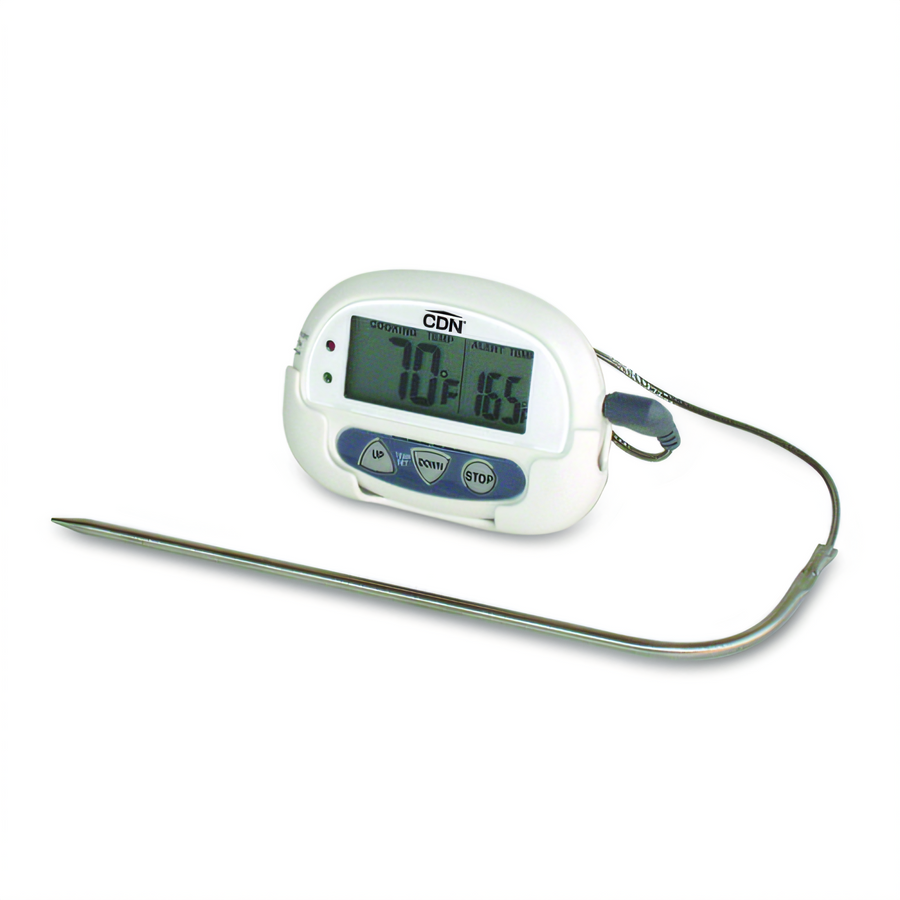 Product image #1 for CDN Digital Probe Thermometer with 5.5-Inch Stainless Steel Probe and 3-Foot Sensor Cable