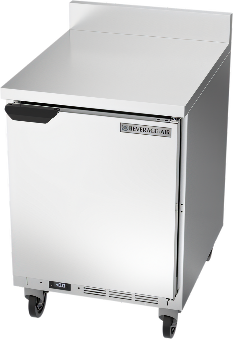 Product image #1 for Beverage-Air 24-Inch One-Section Worktop Freezer with Solid Door and 4.9 Cu. Ft. Capacity
