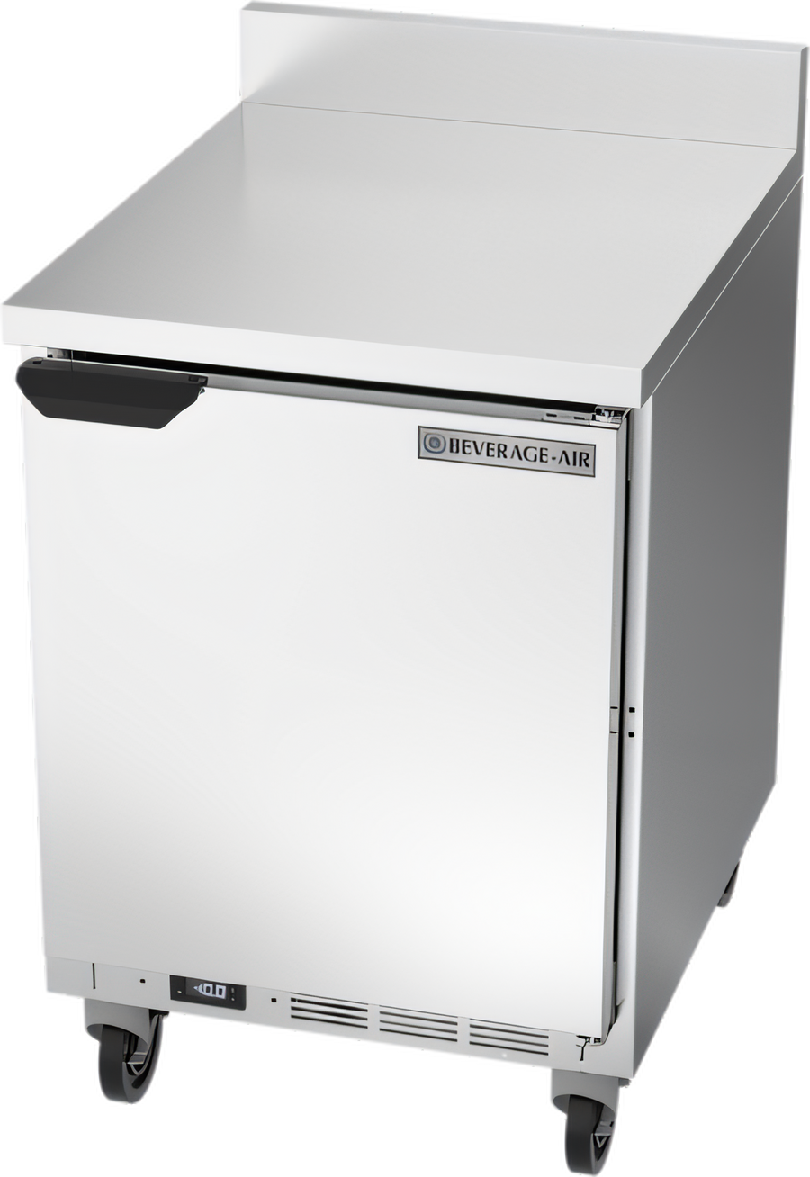 Product image #1 for Beverage-Air 24-Inch One-Section Worktop Freezer with Solid Door and 4.9 Cu. Ft. Capacity