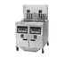 Thumbnail image #1 for Henny Penny OGA-322 2-Well Gas Auto-Lift Open Fryer with Built-In Filtration