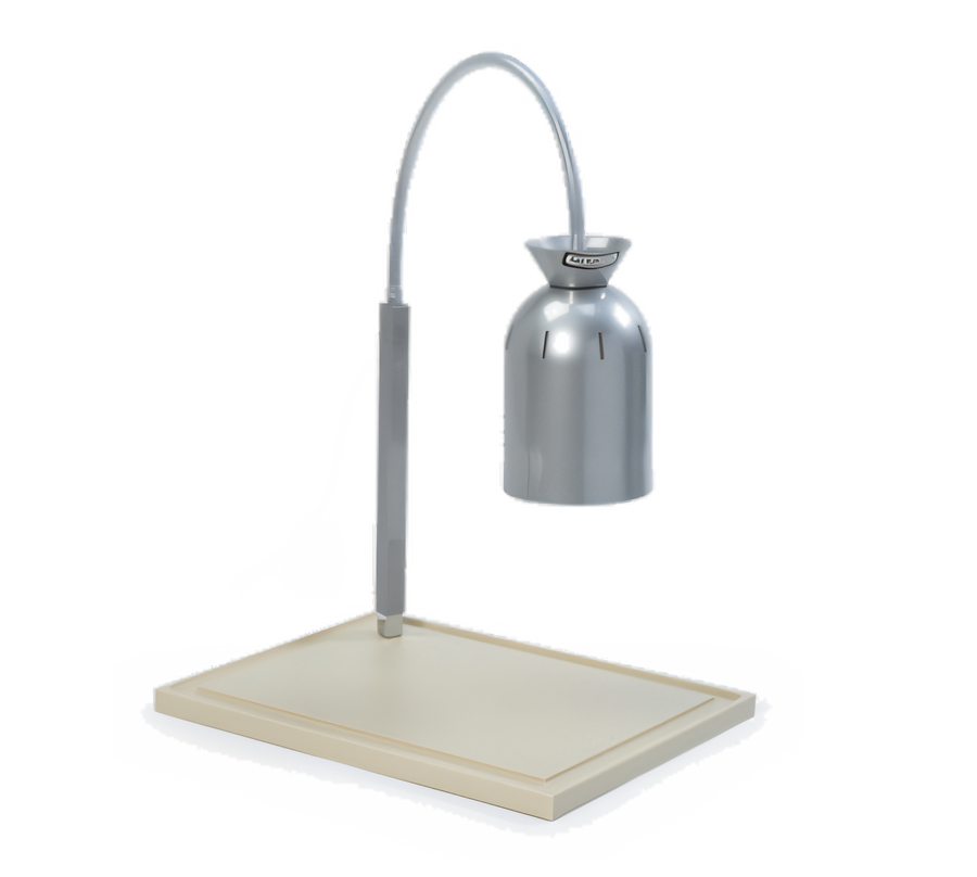 Product image #1 for Nemco 6016 Single-Bulb Adjustable Countertop Carving Station with Wood Cutting Board and Flex-Mount Lamp