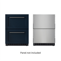 KoolMore 23-Inch Panel Ready Two-Drawer Refrigerator