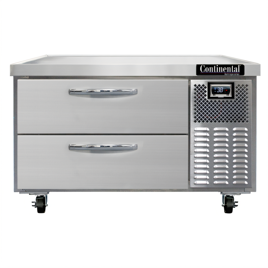Product image #1 for Continental D36GN 36-Inch Two-Drawer Refrigerated Griddle Stand with Marine Edge Top