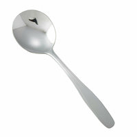 Winco Manhattan 6-Inch Bouillon Spoon, 18/0 Stainless Steel, Heavy Weight, Satin Finish
