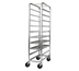 Thumbnail image #1 for Channel Manufacturing Mobile Stainless Steel End-Load Platter Rack, 12-Platter Capacity