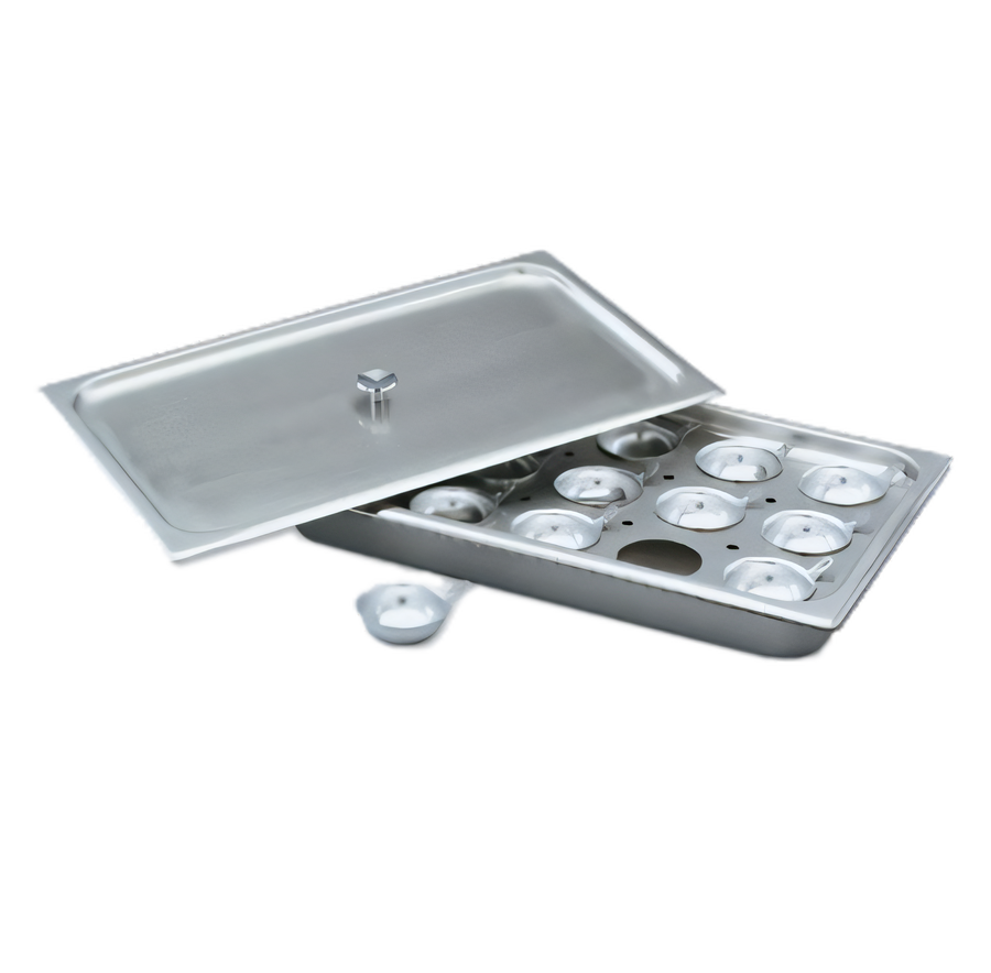 Product image #1 for Vollrath 15-Cup Egg Poacher Plates, 18-8 Stainless Steel