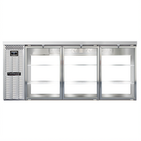 Continental Refrigerator BB79NSSGDPT 79-Inch Six-Glass Door Pass-Thru Back Bar Cooler