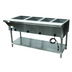Thumbnail image #1 for Advance Tabco Triumph Supreme 4-Well Electric Hot Food Table with Undershelf and Cutting Board