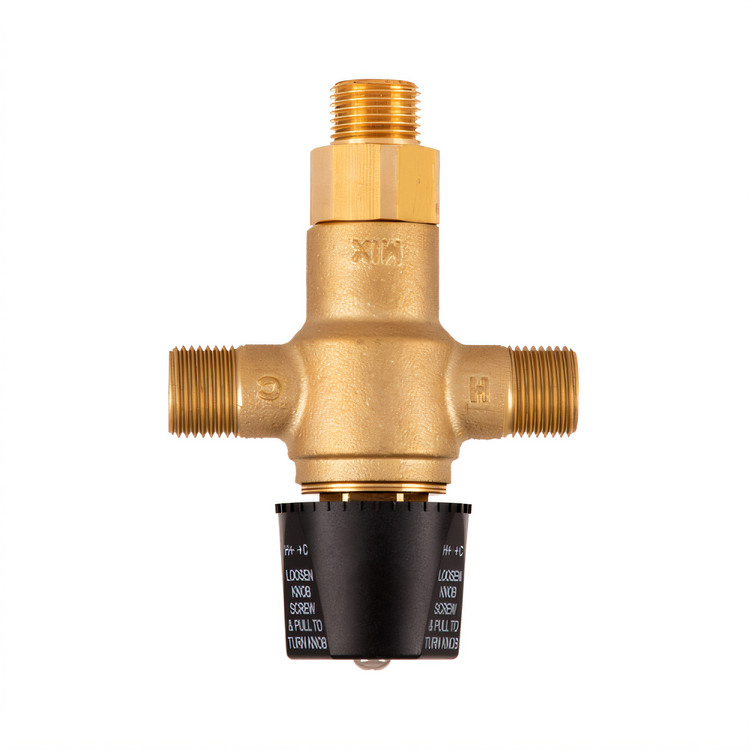 Product image #1 for equip Brass Thermostatic Mixing Valve with 1/2 Inch Male NPSM Fittings