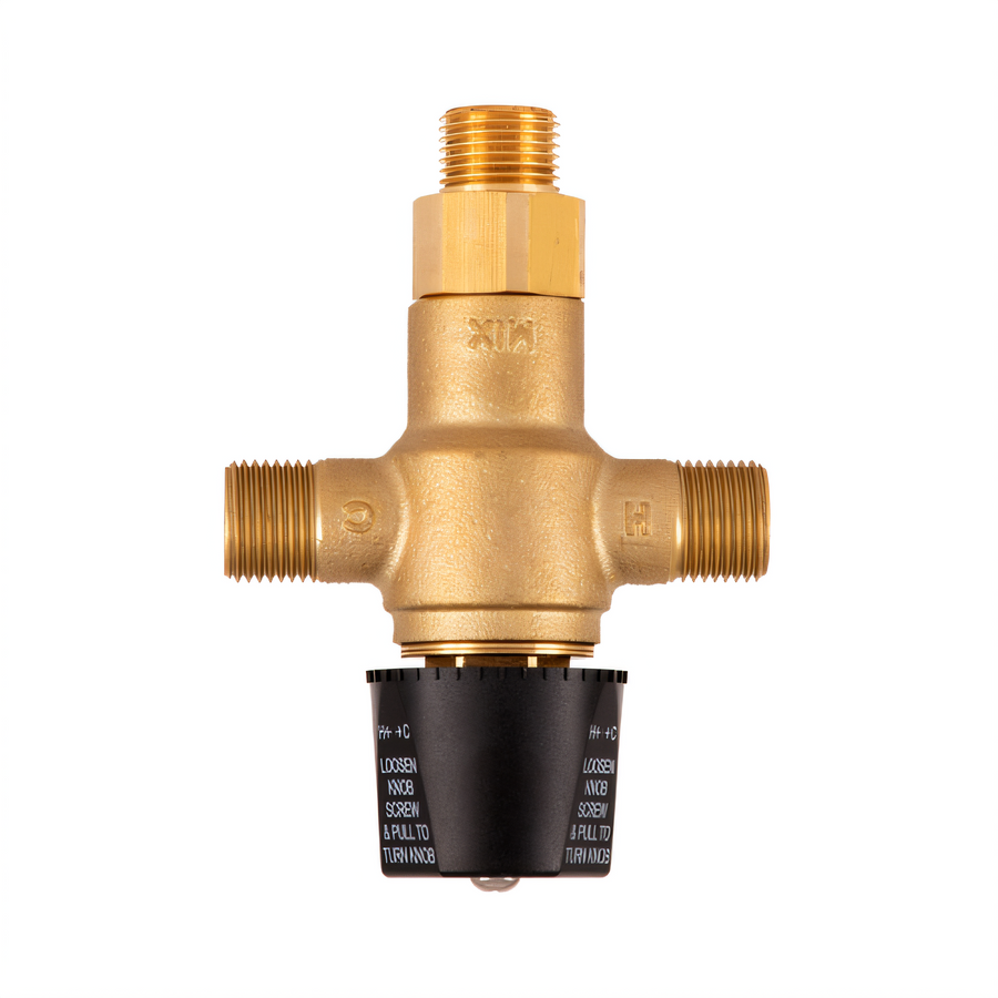 Product image #1 for equip Brass Thermostatic Mixing Valve with 1/2 Inch Male NPSM Fittings