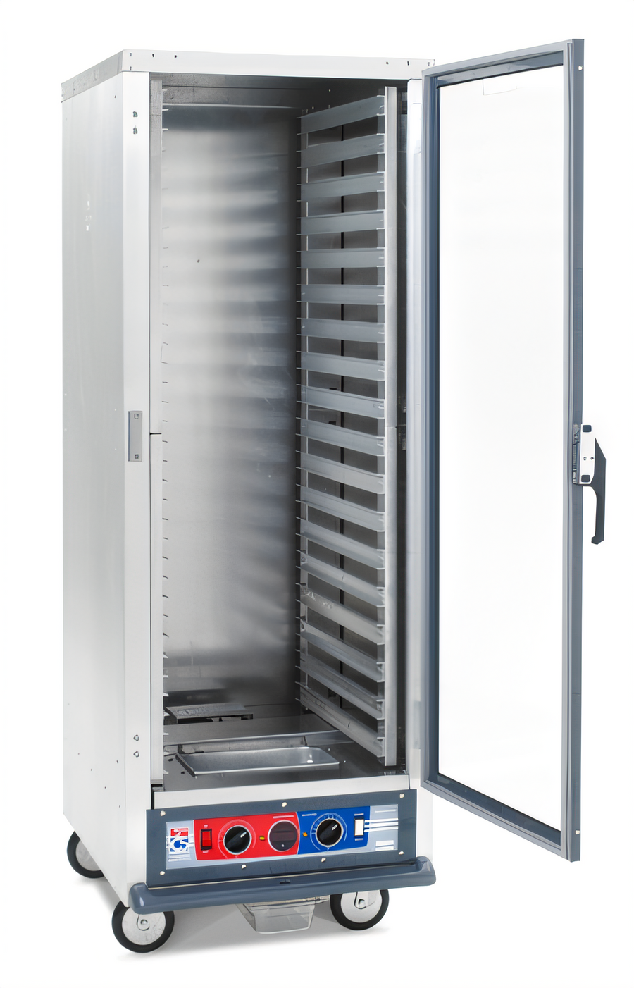 Product image #1 for Metro C5 1 Series Full-Height Mobile Non-Insulated Combination Heated Holding & Proofing Cabinet with Lip Load Slides and Clear Door