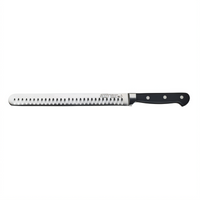 Winco Acero 10-Inch Forged Fish/Roast Slicer Carving Knife with Granton Edge