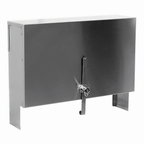 Thumbnail image #1 for Glastender, Inc. CHOICE C-SRC-34 Single 34-Inch Stainless Steel Speed Rail Locking Cover