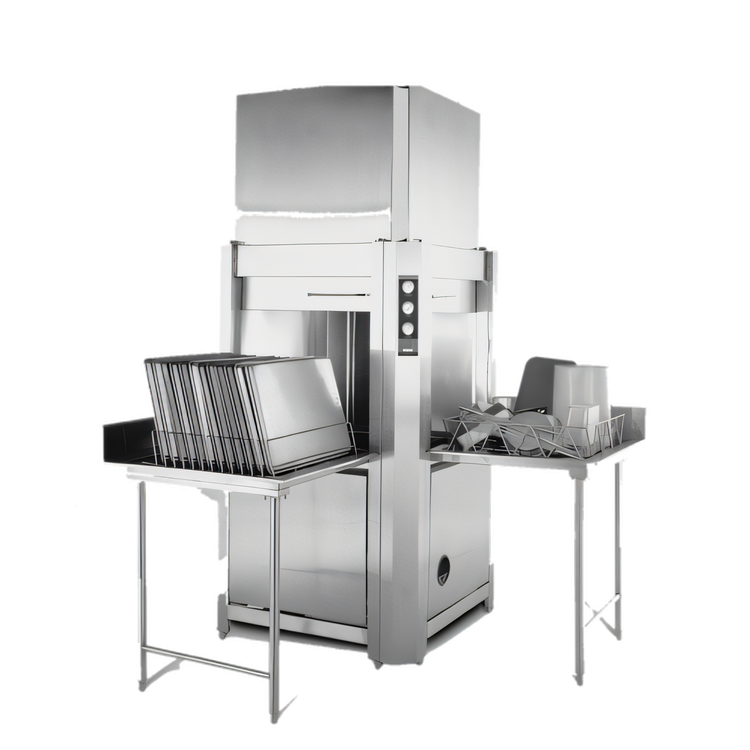 Product image #1 for Champion Corner Pass-Through Pot and Pan Washer, Built-In, Single Rack, 70° Rise, Booster Heater