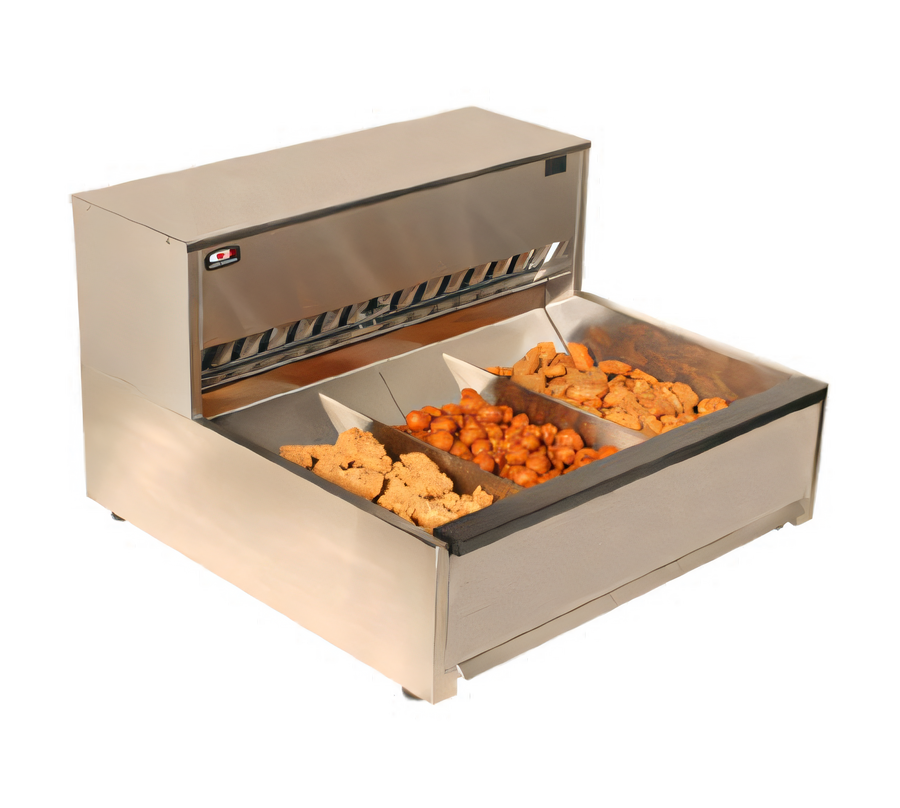 Product image #1 for Crisp N Hold 4-Section Bin-Style Fry Dump Station with Circulated Air Heating