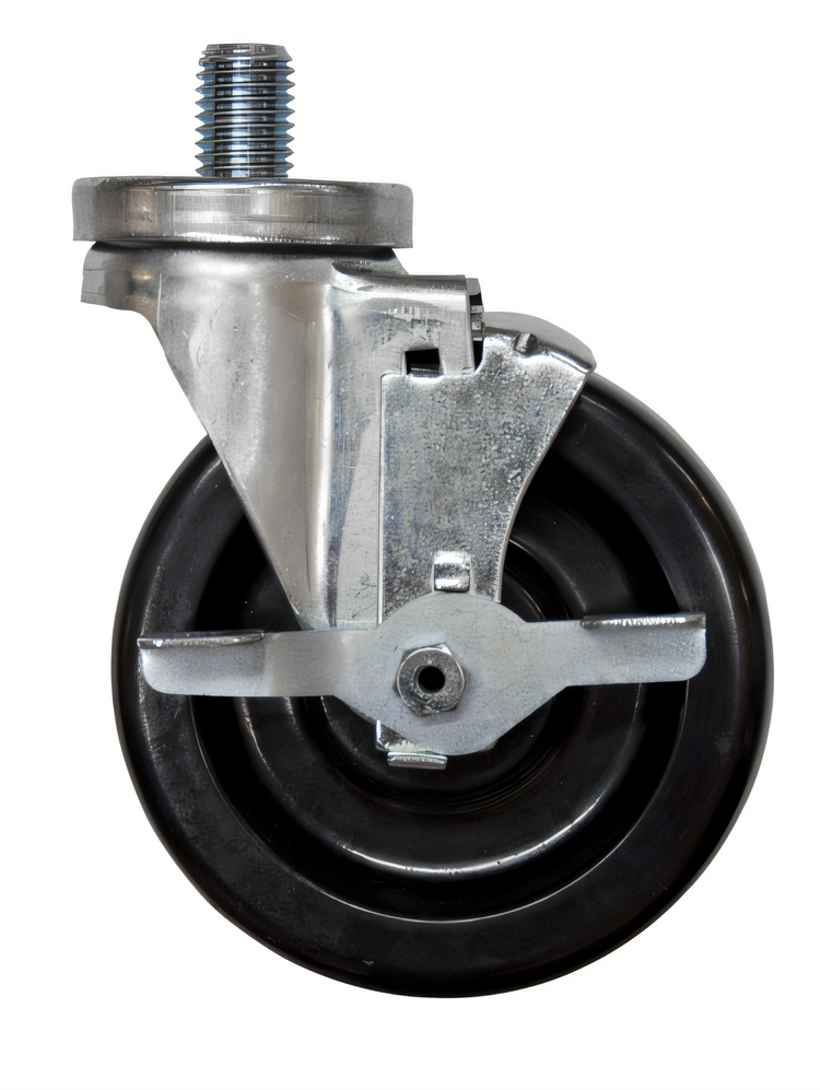 Product image #2 for BK Resources 5SBR-9ST-PH-TLB Shelf Casters & Leveling Feet