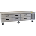Thumbnail image #1 for Delfield Low Profile 87-1/4-Inch Wide Refrigerated Equipment Stand with 6 Drawers
