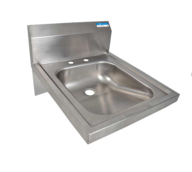 Product image #1 for BK Resources ADA Wall-Mount Hand Sink with 14 x 16 x 5 Inch Bowl and Deck Mount Faucet Holes