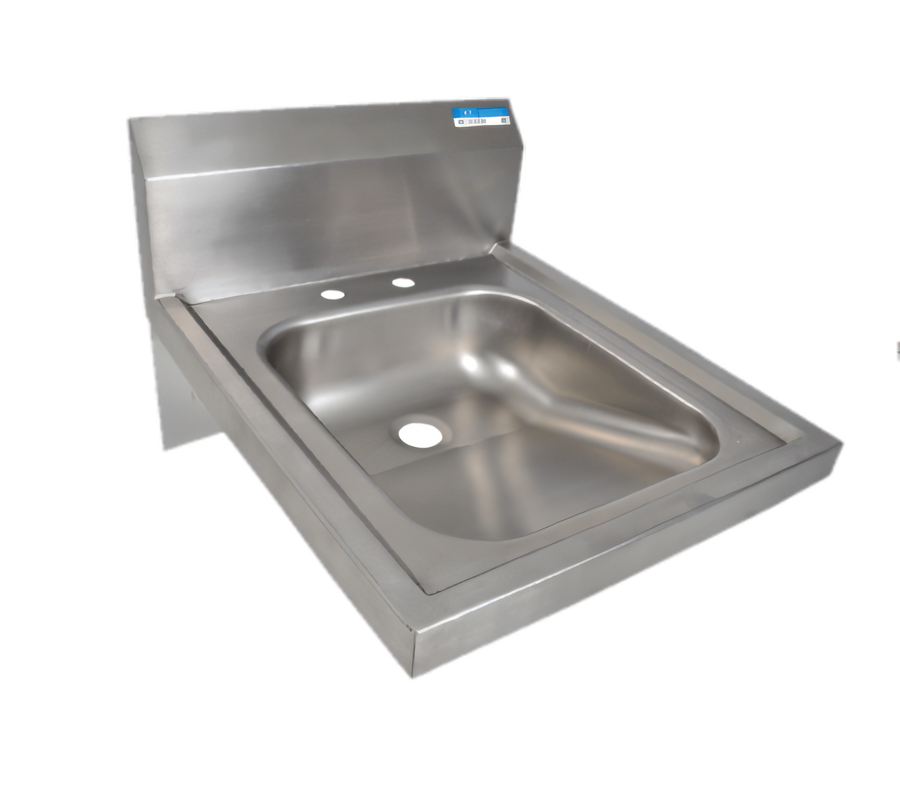 Product image #1 for BK Resources ADA Wall-Mount Hand Sink with 14 x 16 x 5 Inch Bowl and Deck Mount Faucet Holes