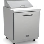 Thumbnail image #1 for Kelvinator Commercial KCHST27.8 One-Section Refrigerated Sandwich/Salad Prep Table, 27-7/8" W, 8-Pan, Rear-Mounted Self-Contained