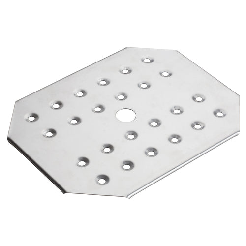 Product image #1 for Winco Half-Size 18/8 Stainless Steel False Bottom for Steam Table Pans