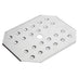 Thumbnail image #1 for Winco Half-Size 18/8 Stainless Steel False Bottom for Steam Table Pans