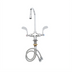 Thumbnail image #1 for T&S Brass Low-Lead ADA-Compliant Double Pantry Deck-Mount Faucet with 5-3/4-Inch Swivel/Rigid Gooseneck