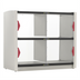 Thumbnail image #1 for Metro2Go 4-Compartment Pass-Thru Order Hot Station with Sliding Polycarbonate Doors