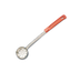 Thumbnail image #1 for American Metalcraft 2 oz Perforated Stainless Steel Portion Control Serving Spoon with Red Bakelite Handle