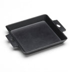 Thumbnail image #1 for American Metalcraft CIPS61 Square Cast Iron Casserole, 9.5 oz, Pre-Seasoned, Black, with Side Handles Case of 12