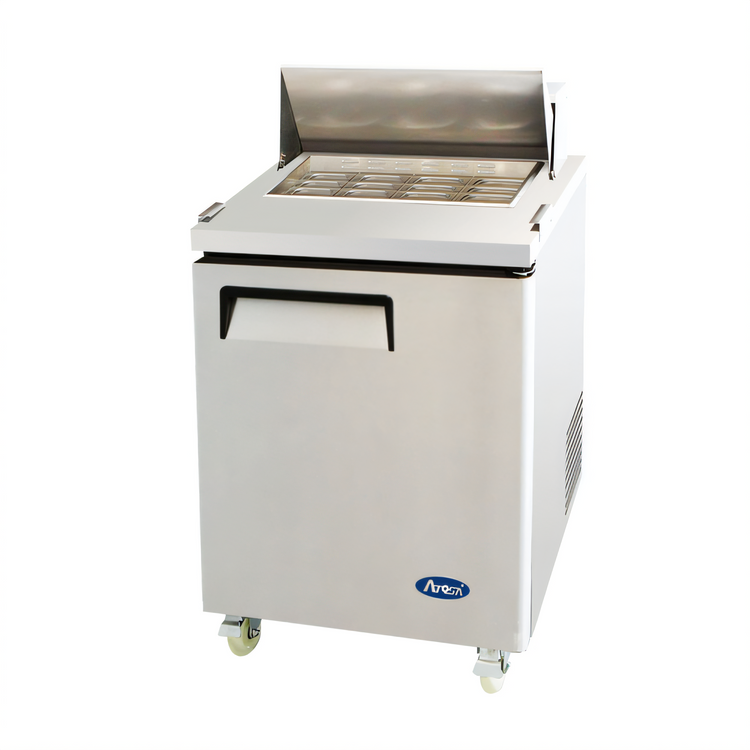 Product image #1 for Atosa 27-1/2-Inch Wide 1-Section Mega Top Sandwich/Salad Prep Table Refrigerator with 12 1/6 Pans