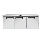 Thumbnail image #1 for Atosa Three-Section Undercounter Reach-In Refrigerator with Solid Doors